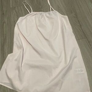 Wayf Pink Spaghetti Strap Dress